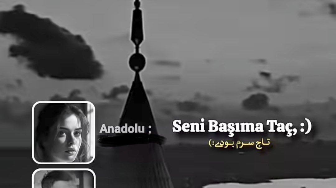 سنی باشیما تاج گوزلریمه یاش اتدیم